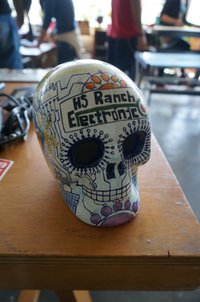 The piggybank at Rancho Electronico, for when one wishes to make a monetary contribution. Photo by Xin Cheng